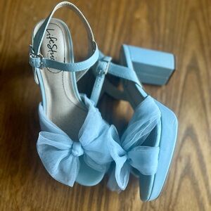 LifeStride Light Blue bow Heeled Sandals